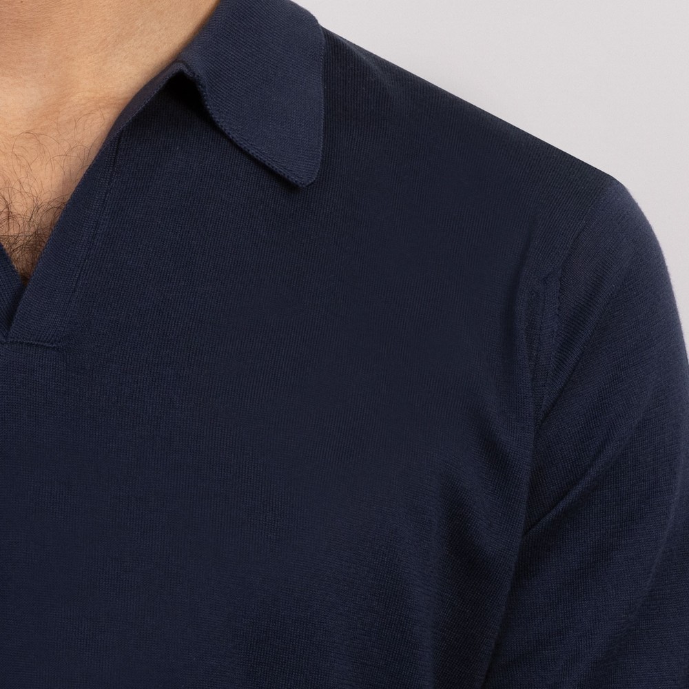 John Smedley Noah Skipper Collar Shirt SS | Oxygen Clothing