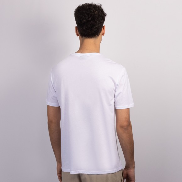 Emporio Armani Mens White Eagle Badge T-Shirt #4