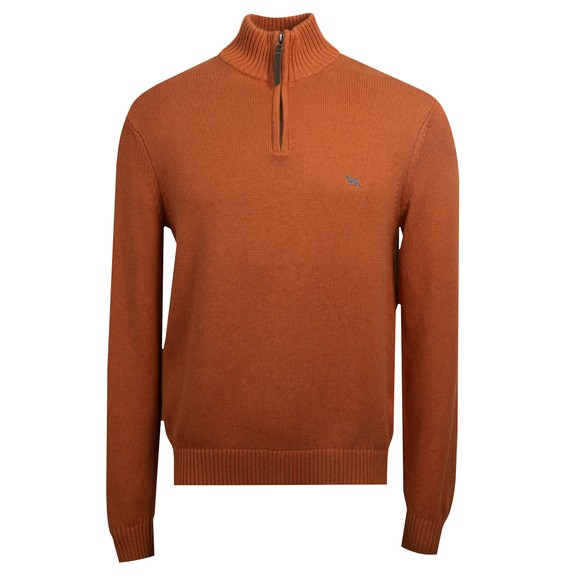 Rodd & Gunn Mens Orange Merrick Bay Knit Jumper
