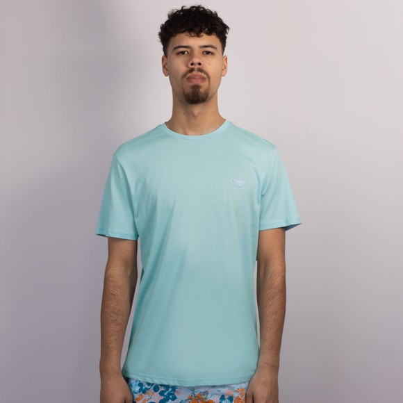 Emporio Armani Mens Blue Eagle Badge T-Shirt #3