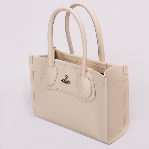 Vivienne Westwood Womens Off-White Troy Small Tote Crossbody Bag #3