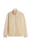 Tommy Hilfiger Mens Beige Essential Intechno Zip Through Sweatshirt