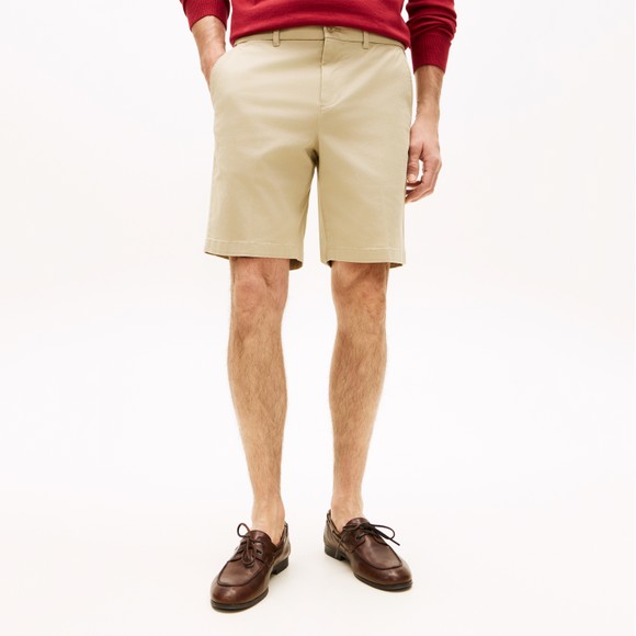 Tommy Hilfiger Mens Beige Harlem Chino Short