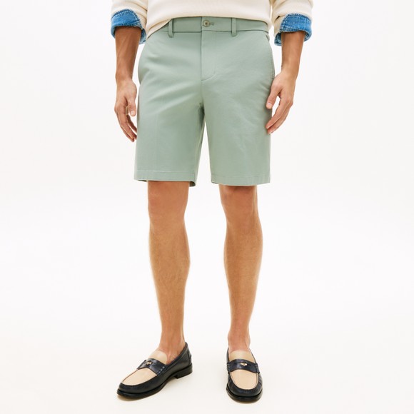 Tommy Hilfiger Mens Green Harlem Chino Short