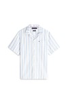 Tommy Hilfiger Mens White Open Structure Short Sleeve Shirt