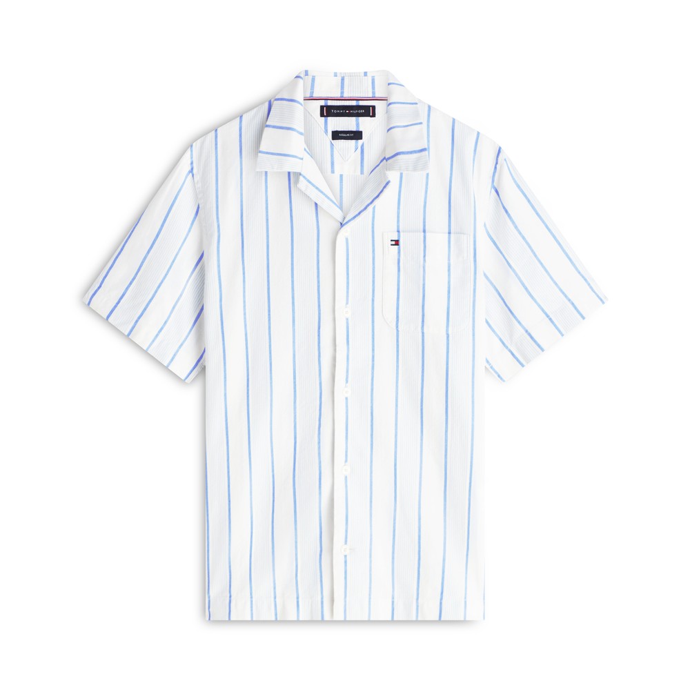 Tommy Hilfiger Open Structure Short Sleeve Shirt | Masdings