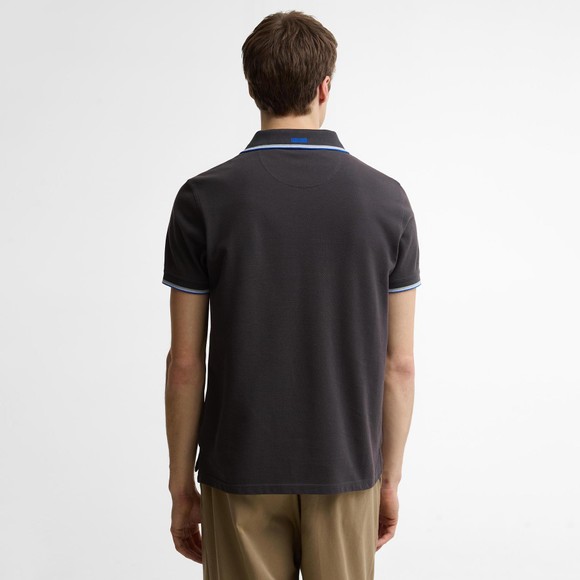 Barbour X Paul Smith Mens Blue Lure Polo Shirt #3