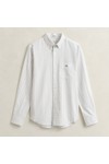 Gant Mens White Oxford Stripe Shirt