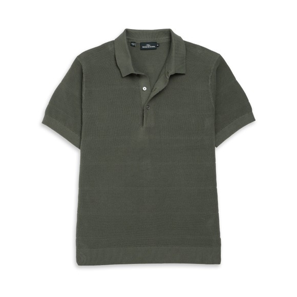 Masons Flat Knit Polo Shirt
