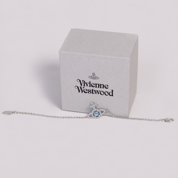 Vivienne Westwood Womens Silver Olympia Pearl Chain Bracelet #3