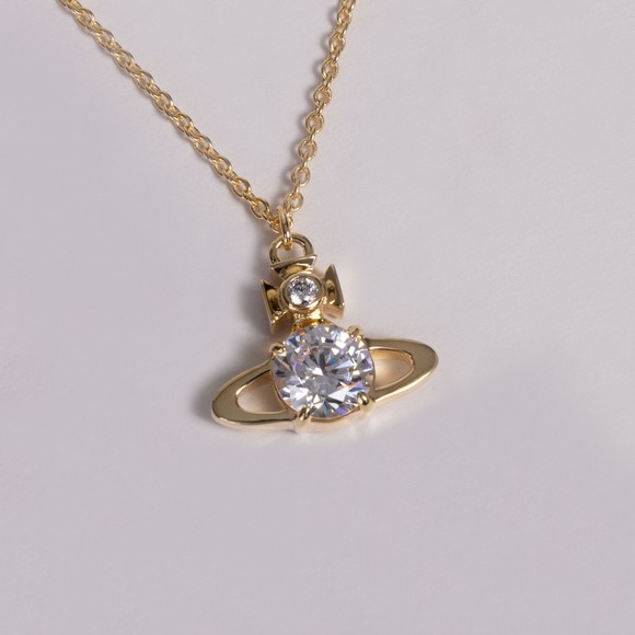 Vivienne Westwood Womens White Reina Large Pendant #3