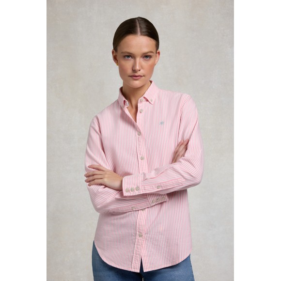 Holland Cooper Womens Pink Oxford Shirt #3