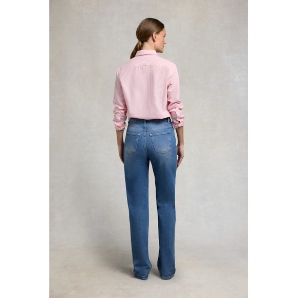 Holland Cooper Womens Pink Oxford Shirt #4