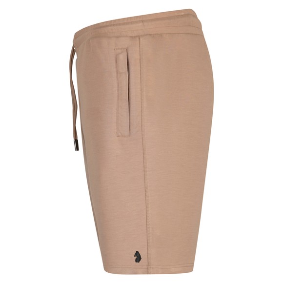 Luke 1977 Mens Beige Elated Modal Sweat Short