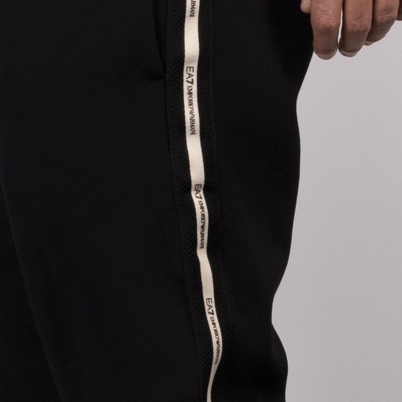 EA7 Emporio Armani Mens Black Train Logo Series Jogger main image