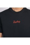 Replay Mens Blue Front and Back Logo Print T-Shirt