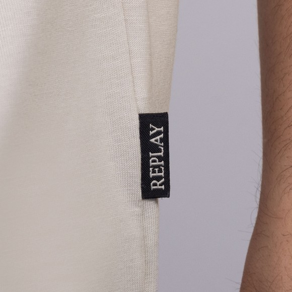 Replay Mens Off-White Chest Pocket T-Shirt main image