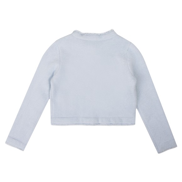 Rino & Pelle Womens Blue Vanna Jacket With Fringe Details #3