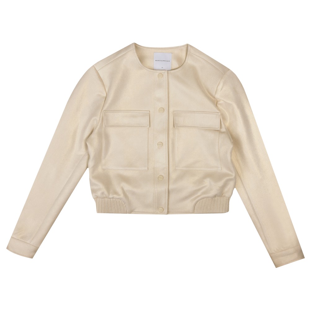 Hevi Cropped Bomber Jacket