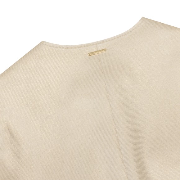 Rino & Pelle Womens Gold Hevi Cropped Bomber Jacket #4