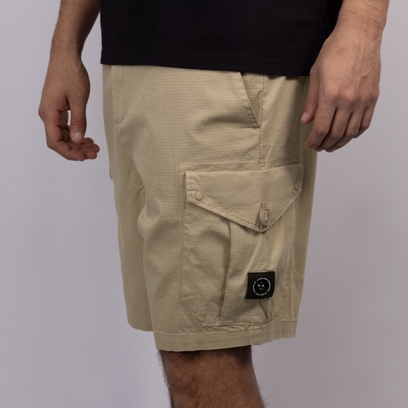 Marshall Artist Mens Grey Ainsdale Cargo Short