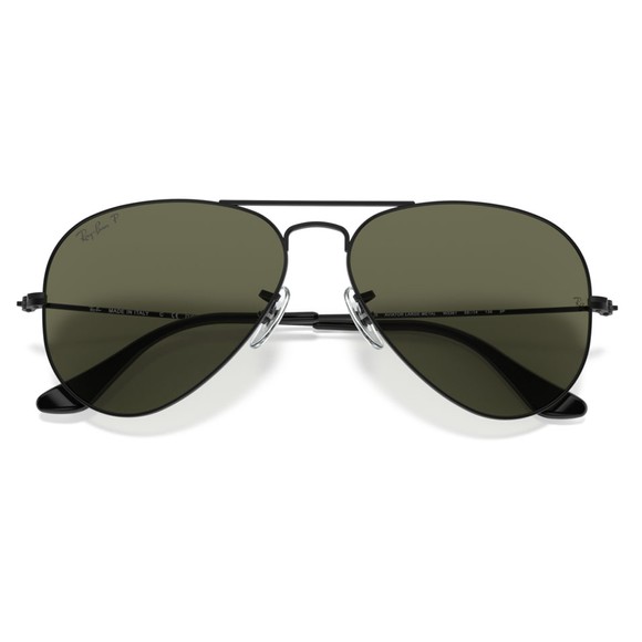 Ray-Ban Mens Black ORB3025 Aviator Sunglasses #4