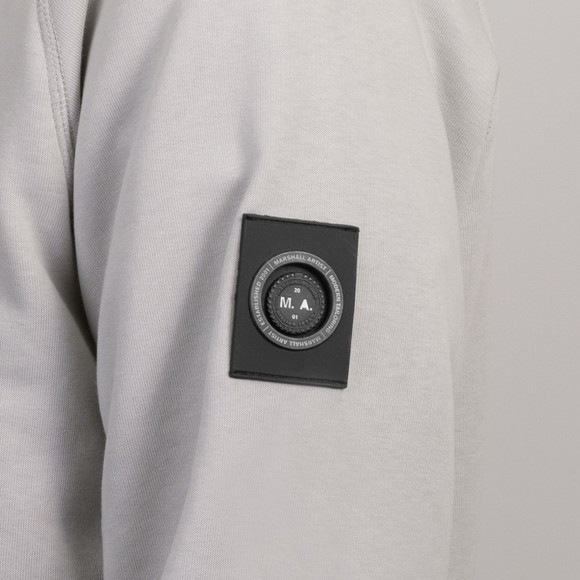 Marshall Artist Mens Grey Siren Full Zip Hooded Sweatshirt