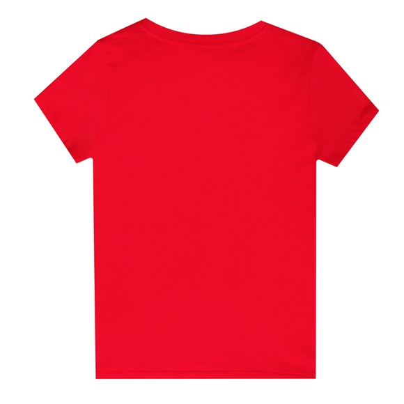 Polo Ralph Lauren Womens Red V-Neck T-Shirt #3