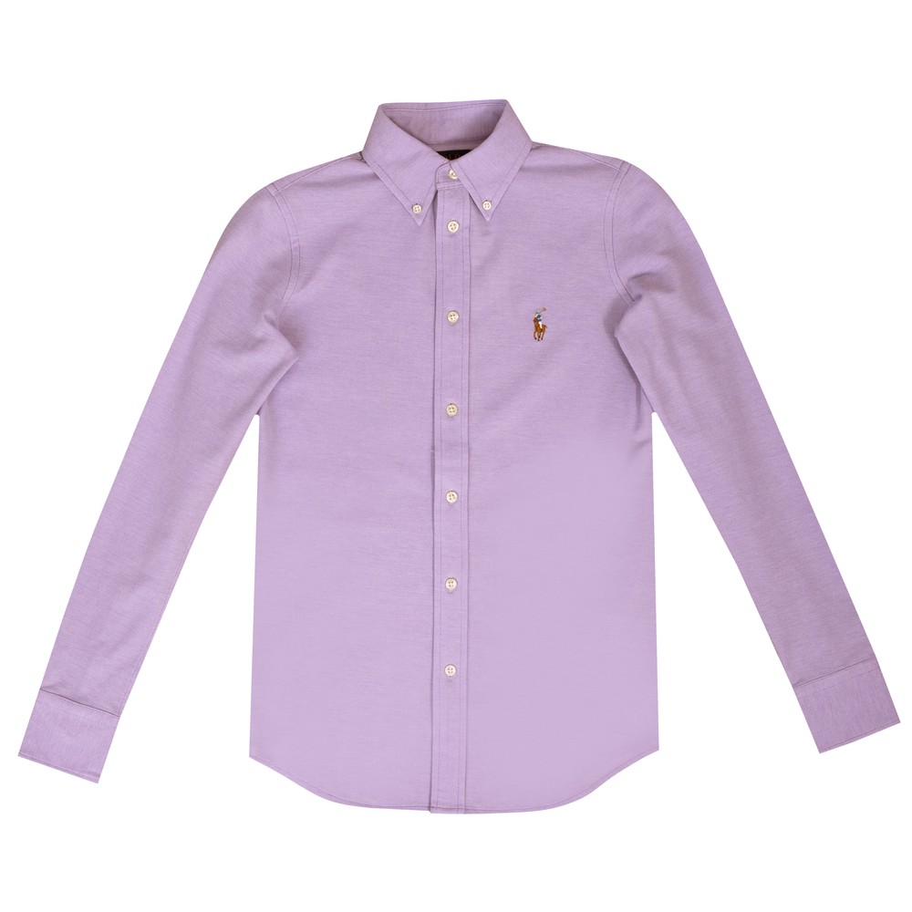 Heidi Stretch Knit Oxford Shirt