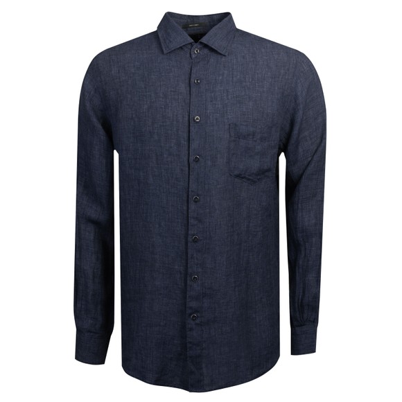 Rodd & Gunn Mens Blue Coromandel L/S Linen Shirt