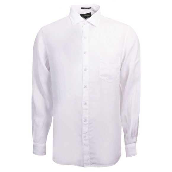 Rodd & Gunn Mens White Coromandel L/S Linen Shirt