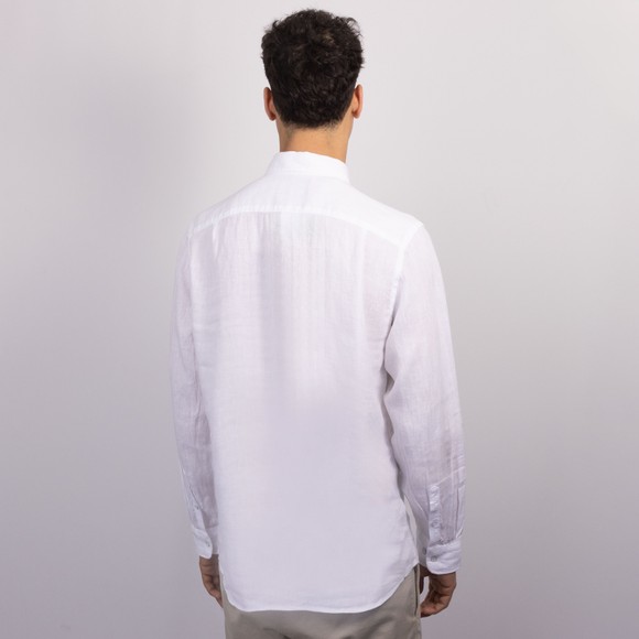 Rodd & Gunn Mens White Coromandel L/S Linen Shirt main image