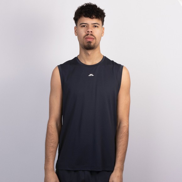 J.Lindeberg Mens Blue Xander Sleeveless T Shirt #3