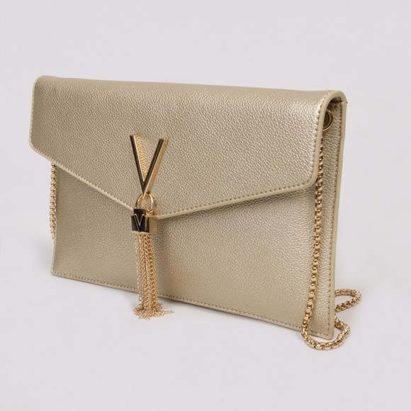 Valentino Bags Womens Gold Luxe Clutch Bag #3
