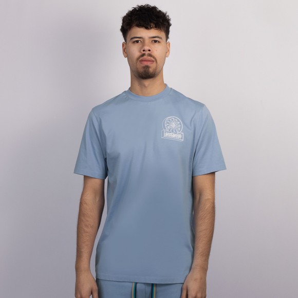 Sandbanks Mens Blue 3D Logo Print T Shirt #3