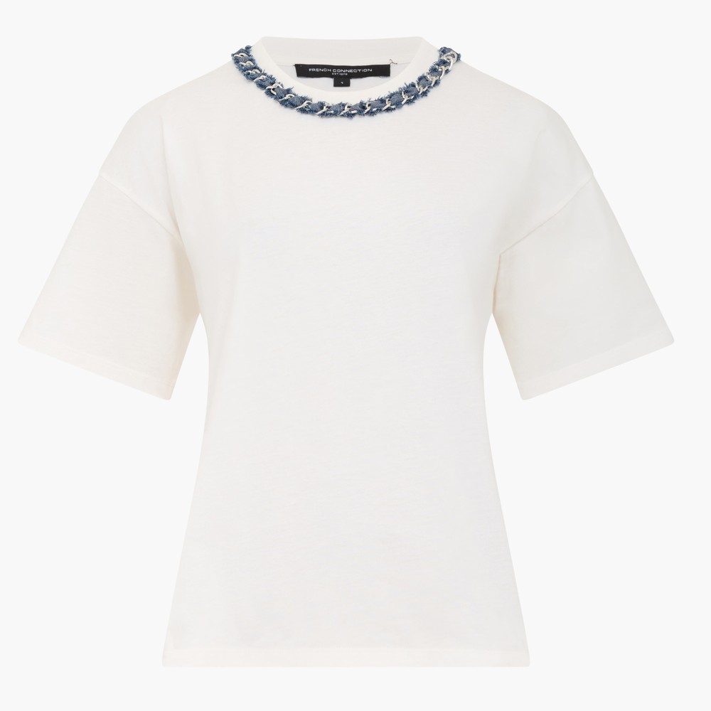 Aliyana Jersey Short Sleeve Chain T-Shirt