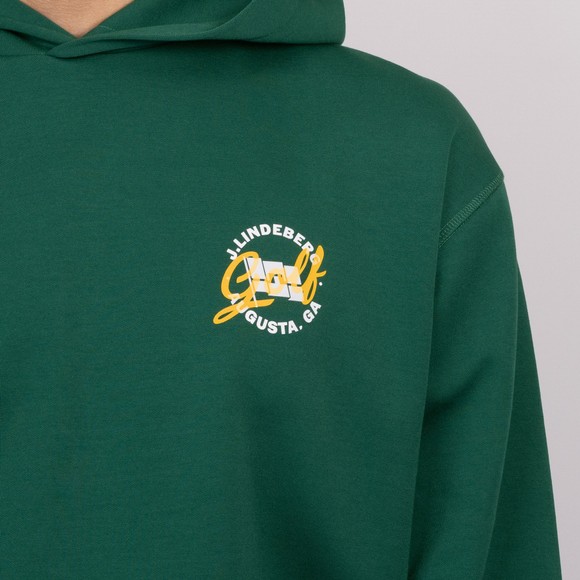 J.Lindeberg Mens Green Club Tour Hoody #4