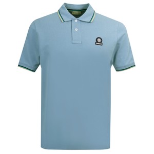 Tipped Badge Logo Polo Shirt