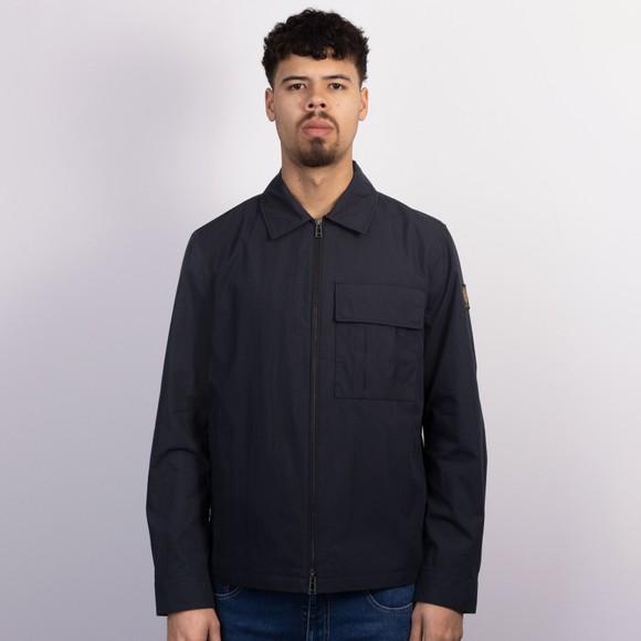 Belstaff Mens Blue Cargo Overshirt #3