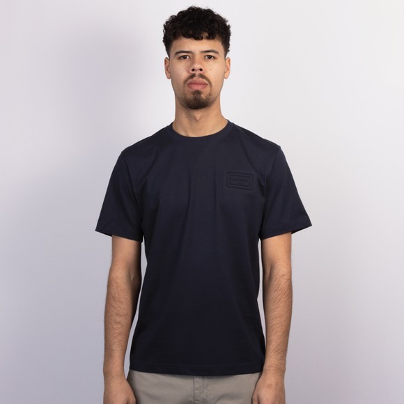Lacoste Mens Blue Embossed Small Logo T-Shirt #3