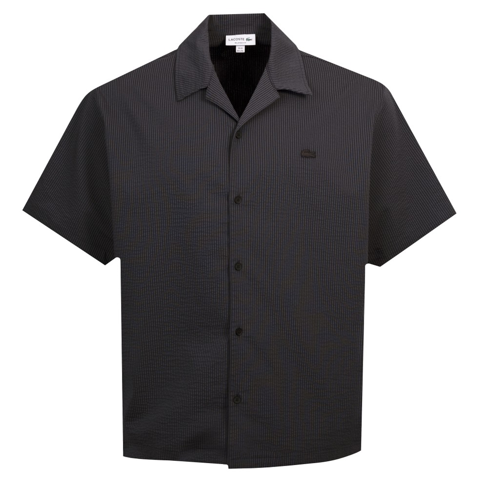 Striped Seersucker Short Sleeve Shirt