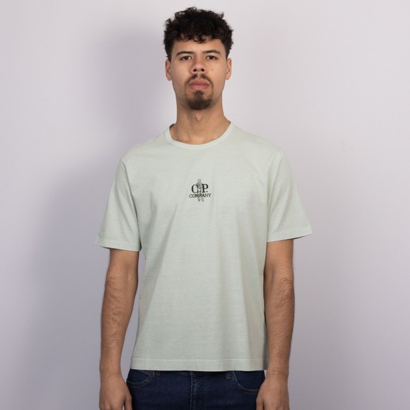 C.P. Company Mens Blue 1020 Jersey Embroidered T Shirt #4