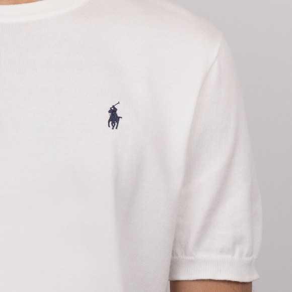 Polo Ralph Lauren Mens White Cotton Crewneck Short Sleeve T-Shirt #3