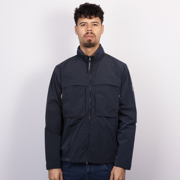 Aquascutum Mens Blue Lamina Mock Neck Jacket #3