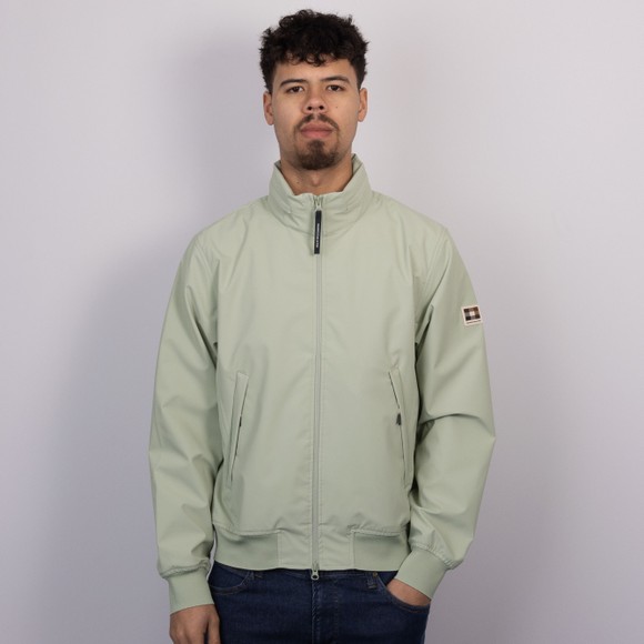 Aquascutum Mens Green Soft Shell Mock Neck Jacket  #3