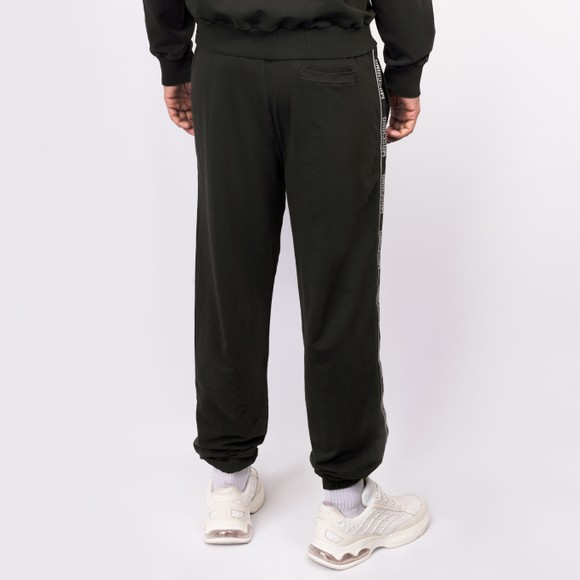 Moschino Mens Black Active Washed Tape Leg Jogger #4