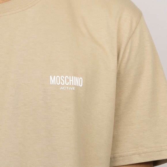 Moschino Mens Off-White Active Big Logo T Shirt #3