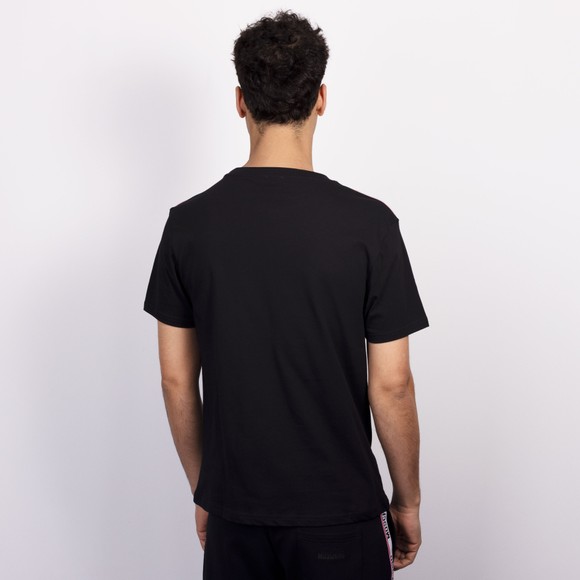 Moschino Mens Black Active Tape Shoulder T Shirt #4
