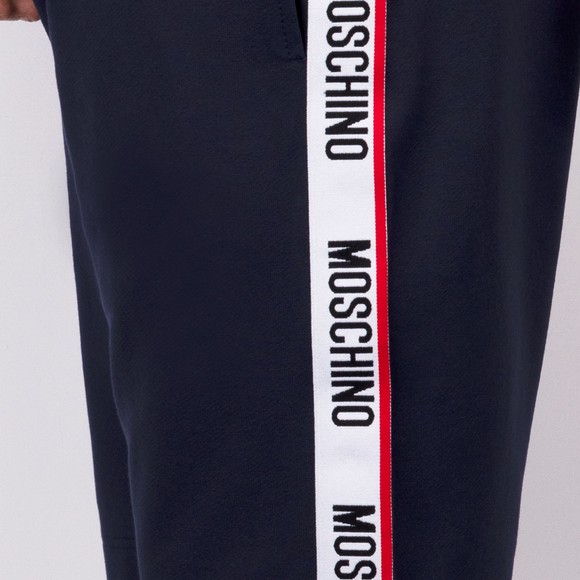Moschino Mens Blue Active Tape Leg Jogger Shorts #3