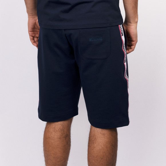 Moschino Mens Blue Active Tape Leg Jogger Shorts #4